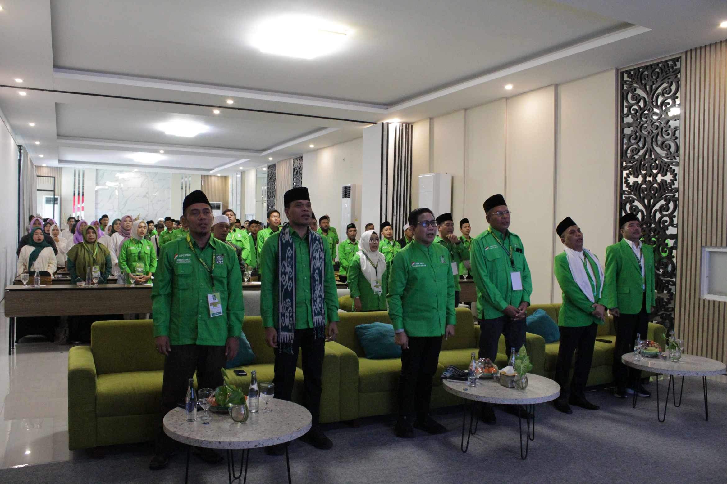 RIANG GEMBIRA, MUSCAB PKB LOMBOK BARAT JADI MOMENTUM KONSOLIDASI DAN PENGUATAN SANAD PERJUANGAN